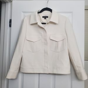 Ann Taylor lined white blazer. Size 10